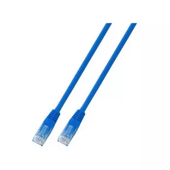 EFB-Elektronik RJ45 Patchkabel Cat.6 U/UTP PVC CCA Blau 1m Hersteller: EFB Elektronik (K8100BL.1)