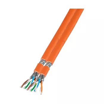 EFB-Elektronik Duplex LANCat.7 Rohkabel 1000 AWG23 S/FTP, 2x4P FRNC-B, CPR Dca, orange, 100m Hersteller: EFB Elektronik (MK7101DX.100-CPR)