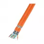 EFB-Elektronik Duplex LANCat.7 Rohkabel 1000 AWG23 S/FTP, 2x4P FRNC-B, CPR Dca, orange, 100m Hersteller: EFB Elektronik (MK7101DX.100-CPR)