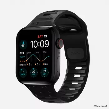 NOMAD Sport Band - Armband für Apple Watch 46mm/49mm mit FKM (schwarz)