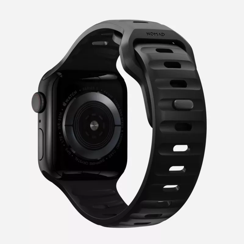 NOMAD Sport Band - Armband für Apple Watch 46mm/49mm mit FKM (schwarz)