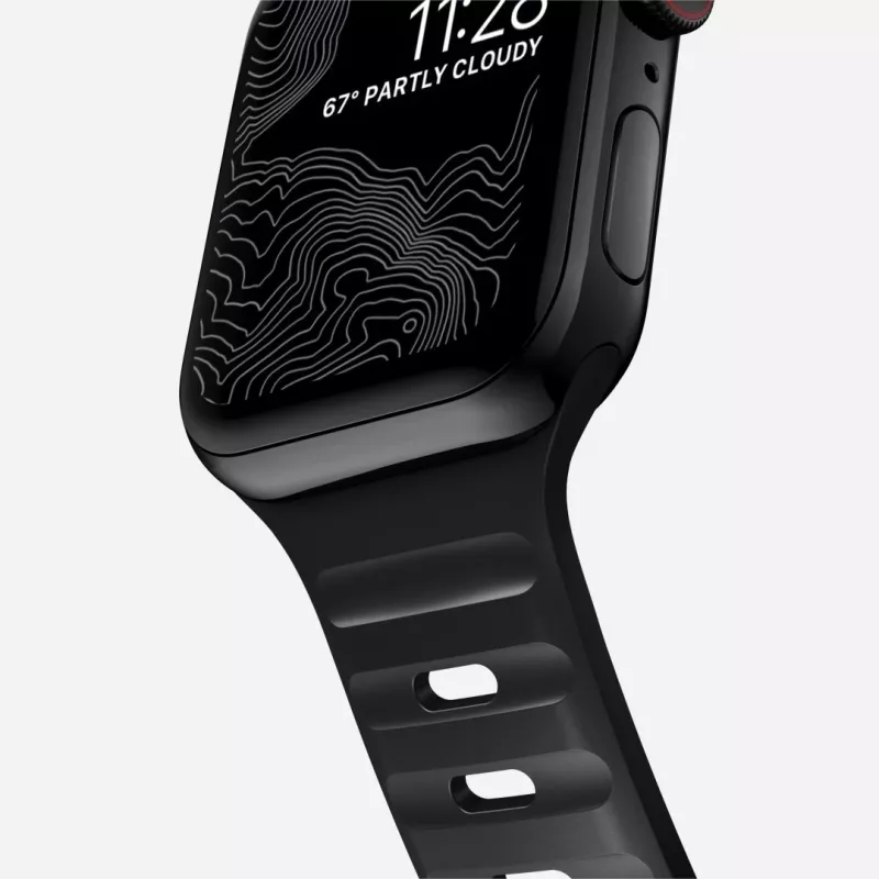 NOMAD Sport Band - Armband für Apple Watch 46mm/49mm mit FKM (schwarz)