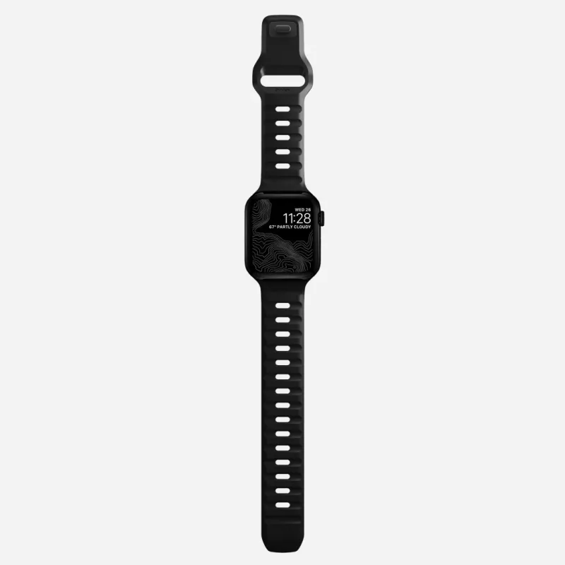 NOMAD Sport Band - Armband für Apple Watch 46mm/49mm mit FKM (schwarz)