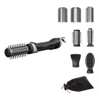 Rowenta Brush Activ UB9540F0 Haarstyling-Tool Heißluftbürste Warm Black, Silber 1000 W