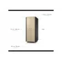 APC NetShelter - Schrank (horizontal) - schallisoliert - AC 230 V - Ahorn - 38U - 48,3 cm (19 Zoll)