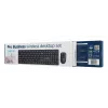 Gembird KBS-WMS-01 kabelloses Tastatur-Maus-Set, Englisch, Schwarz