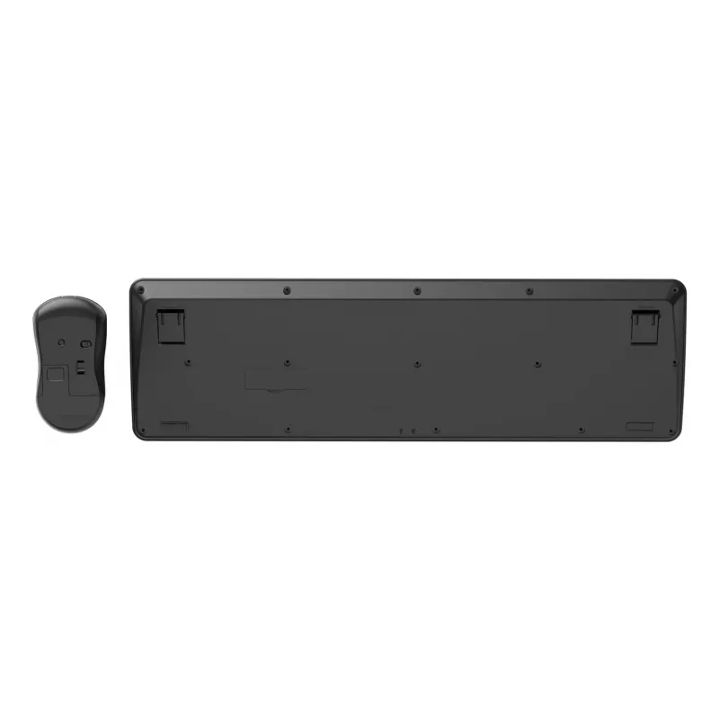 Gembird KBS-WPS-01 kabelloses Tastatur-Maus-Set, Englisch, schwarz