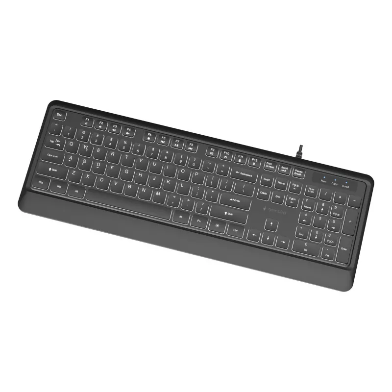 Tastatur Multimedia USB ENG/SCHWARZ KB-UML-04 Gembird