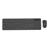 Gembird KBS-WPS-01-CYRL kabelloses Tastatur-Maus-Set, kyrillisch, schwarz