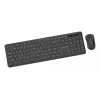 Gembird KBS-WPS-01-CYRL kabelloses Tastatur-Maus-Set, kyrillisch, schwarz