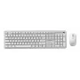 Gembird KBS-WPS-01-W-CYRL kabelloses Tastatur-Maus-Set, kyrillisch, weiß