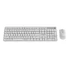 Tastatur +Maus Wrl ENG/WHITE KBS-WMS-01-W Gembird