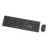 Gembird KBS-WMS-01-CYRL kabelloses Tastatur-Maus-Set, Kyrillisch, schwarz