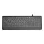 Tastatur Multimedia USB CYRILL/Schwarz KB-UML-04-CYRL Gembird