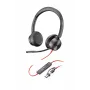 HP Poly Schwarzwire 8225 Stereo USB-C Headset +USB-C/A Adapter