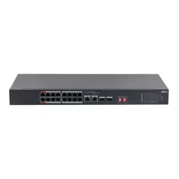 Dahua Technology PoE S3218-16ET-135 Netzwerk-Switch Unmanaged L2 Gigabit Ethernet (10/100/1000) Power over Ethernet (PoE) 1U Schwarz