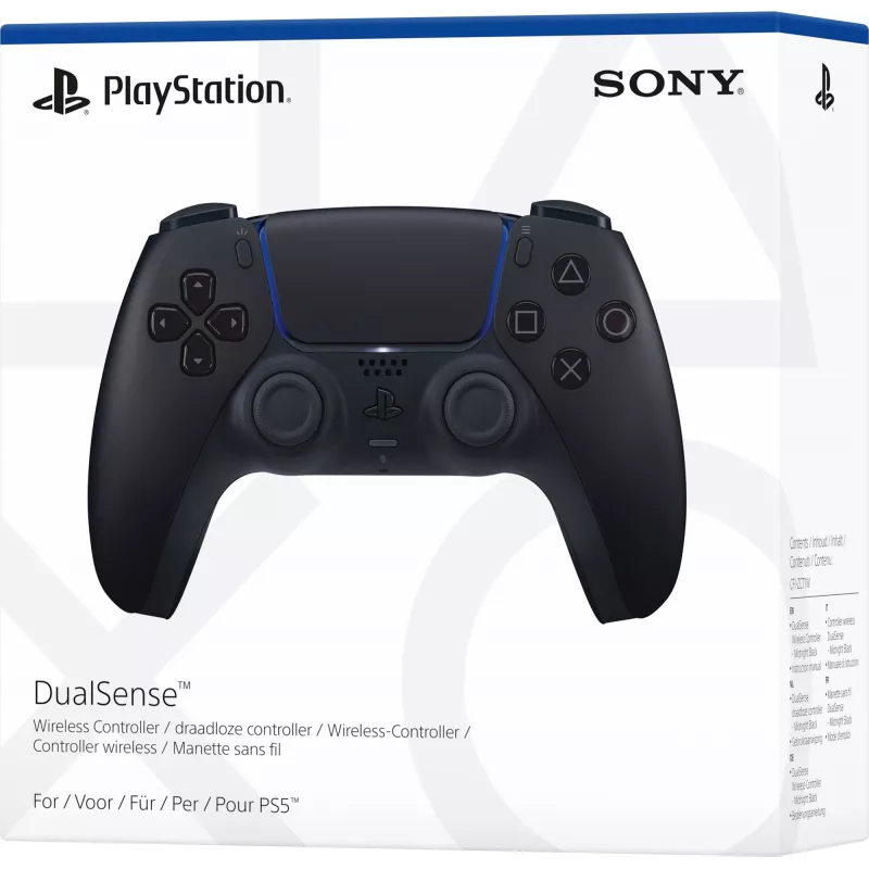 Sony DualSense™ Wireless-Steuergerät - Midnight Schwarz, Gamepad, Android, MAC, PC, PlayStation 5, iOS, Optionstaste, Share-Taste, Analog / Digital, Verschiedene, Kabellos