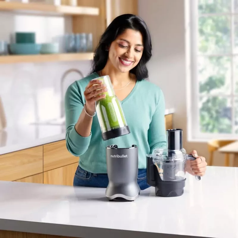 NutriBullet NB1224DG 0,9 L Standmixer 1200 W Dunkelgrau