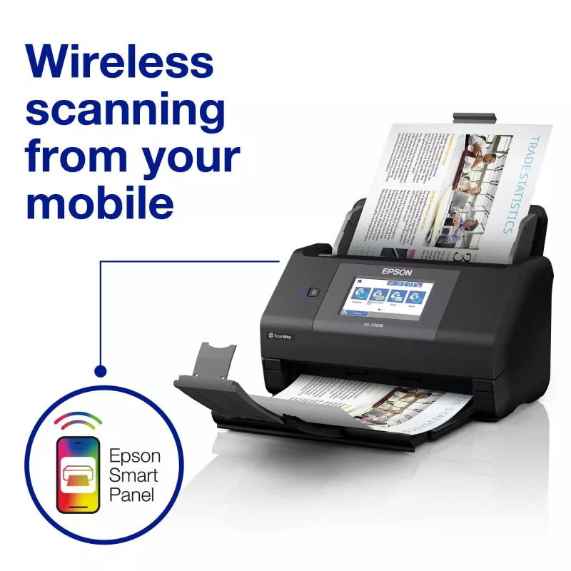 Epson WorkForce ES-590W Einzugsscanner 600 x 600 DPI A4 Schwarz