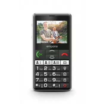 Emporia emporiaPURE-LTE 5.87 cm (2.31 Zoll) 107 g Schwarz Seniorenhandy