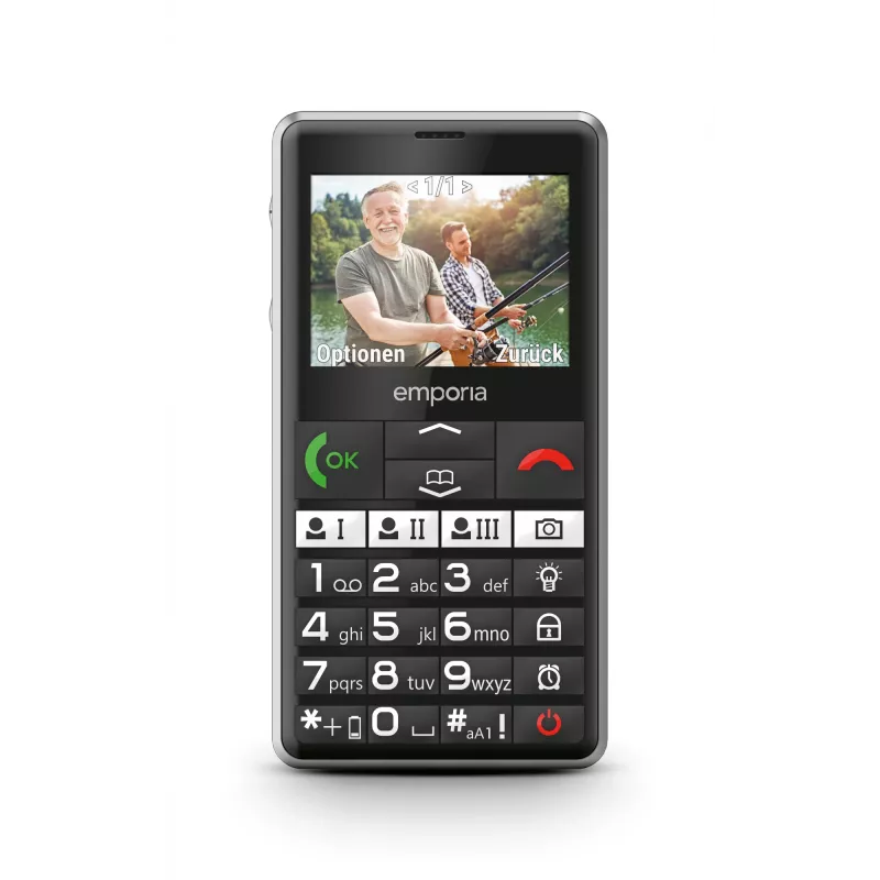 Emporia emporiaPURE-LTE 5.87 cm (2.31 Zoll) 107 g Schwarz Seniorenhandy