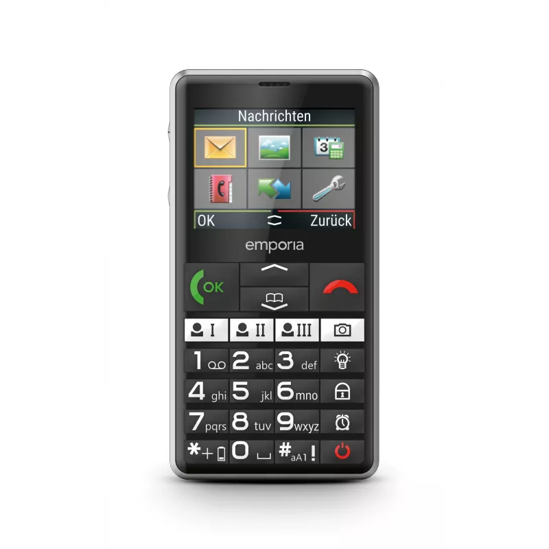 Emporia emporiaPURE-LTE 5.87 cm (2.31 Zoll) 107 g Schwarz Seniorenhandy
