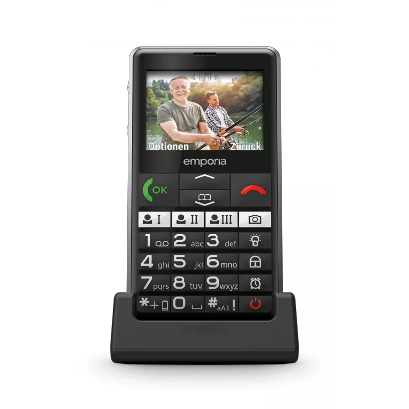 Emporia emporiaPURE-LTE 5.87 cm (2.31 Zoll) 107 g Schwarz Seniorenhandy