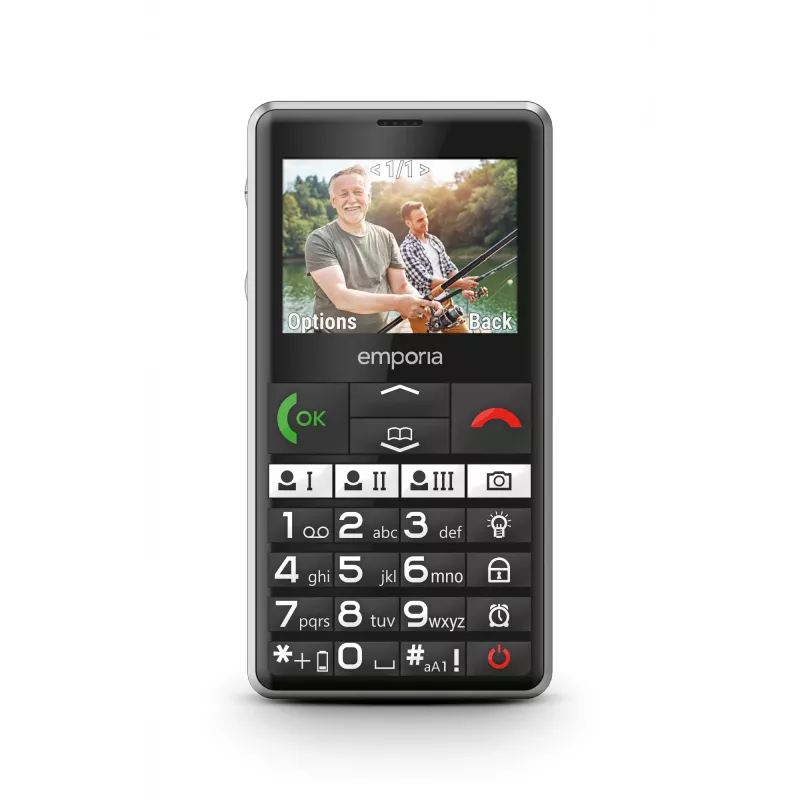 Emporia emporiaPURE-LTE 5.87 cm (2.31 Zoll) 107 g Schwarz Seniorenhandy