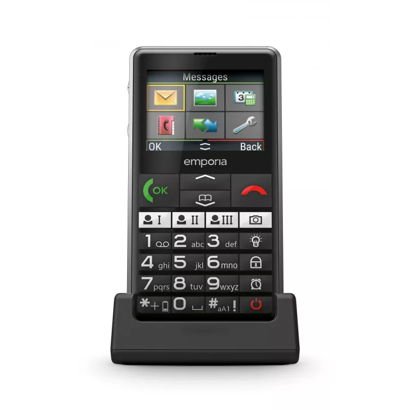 Emporia emporiaPURE-LTE 5.87 cm (2.31 Zoll) 107 g Schwarz Seniorenhandy