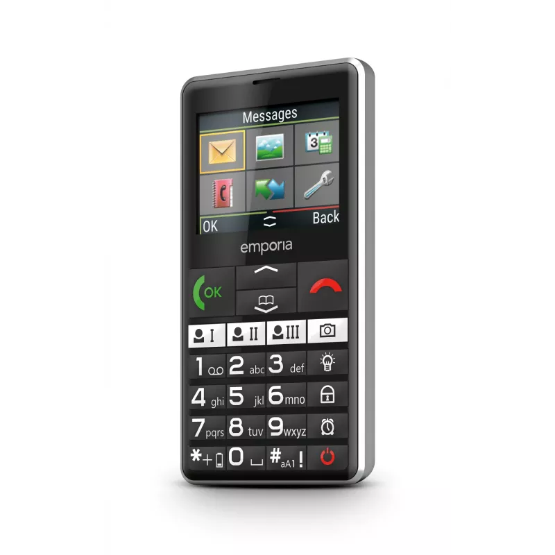 Emporia emporiaPURE-LTE 5.87 cm (2.31 Zoll) 107 g Schwarz Seniorenhandy