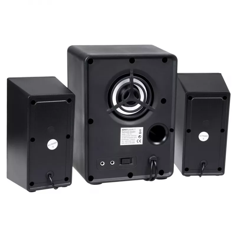 Audiocore AC910 Lautsprecher-Set 10 W PC / Laptop Schwarz Bluetooth
