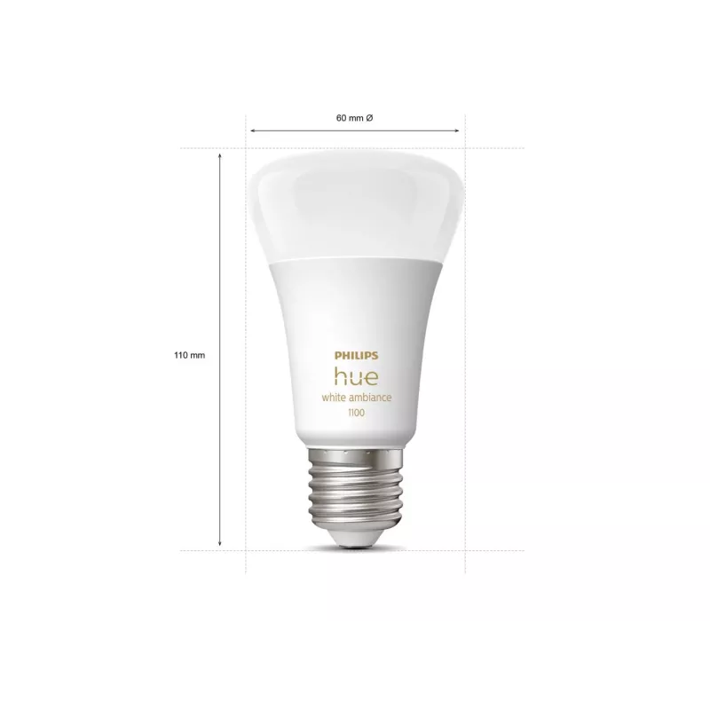 Philips Hue White ambience A60 – E27 smart bulb – 1100 (2er-Pack)
