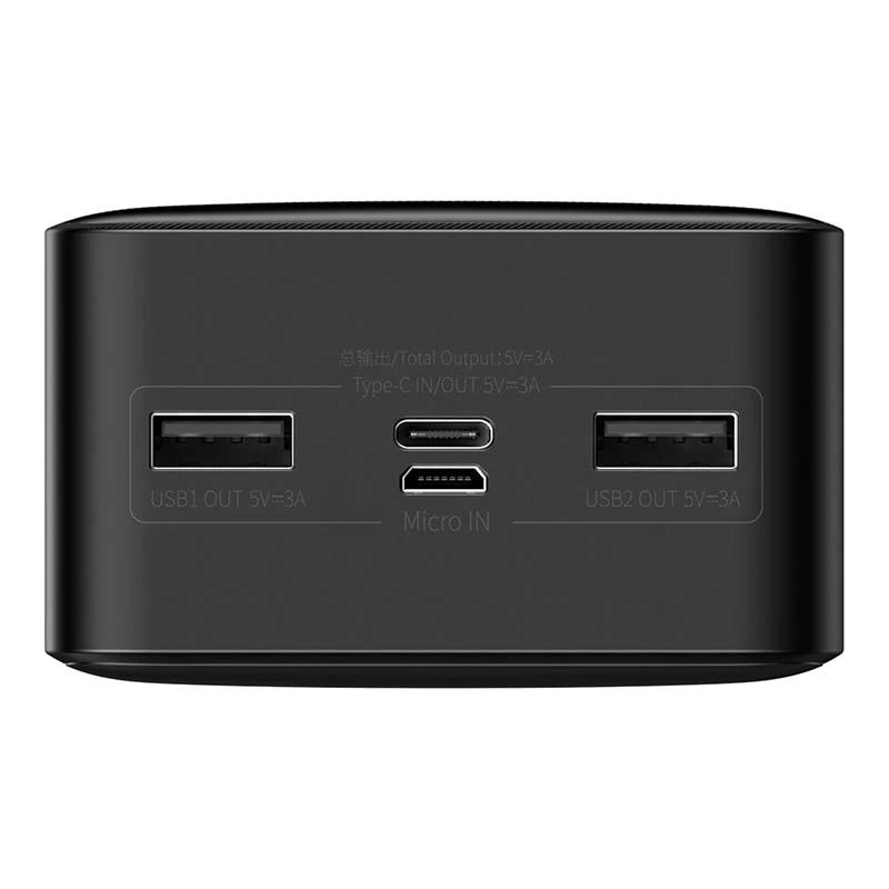 Powerbank Baseus Bipow 30000mAh, 15W (schwarz)