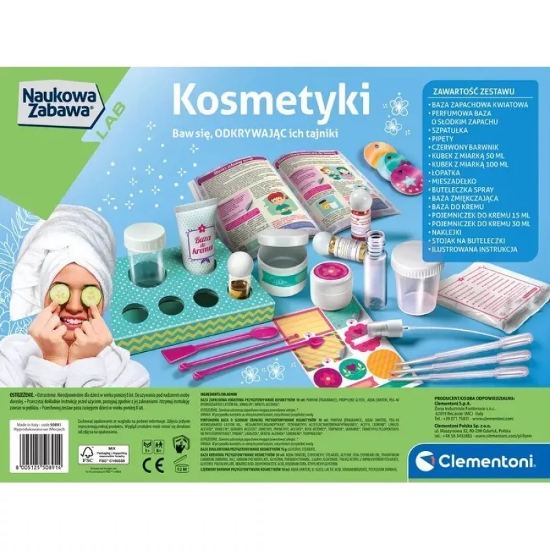 Clementoni Wissenschaft & Spiel. Kosmetik 50891