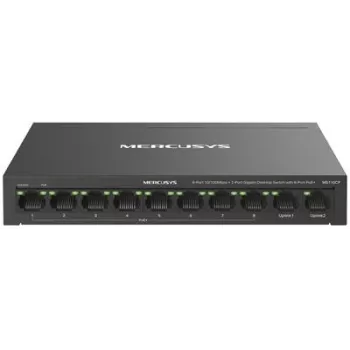 Mercusys MS110CP Netzwerk-Switch mit PoE-Unterstützung Schwarz