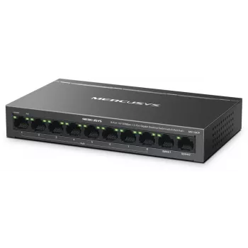 Mercusys MS110CP Netzwerk-Switch mit PoE-Unterstützung Schwarz