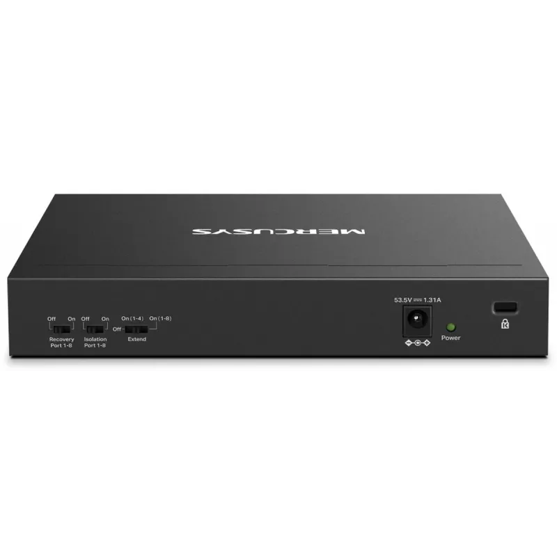 Mercusys MS110CP Netzwerk-Switch mit PoE-Unterstützung Schwarz
