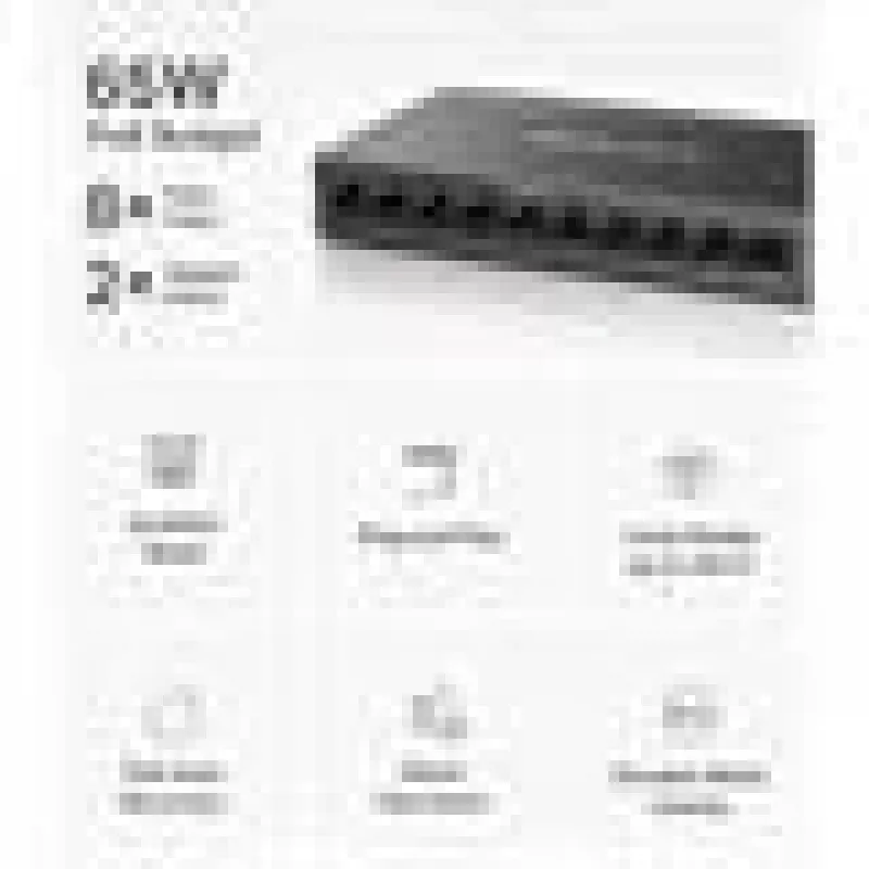 Mercusys MS110CP Netzwerk-Switch mit PoE-Unterstützung Schwarz