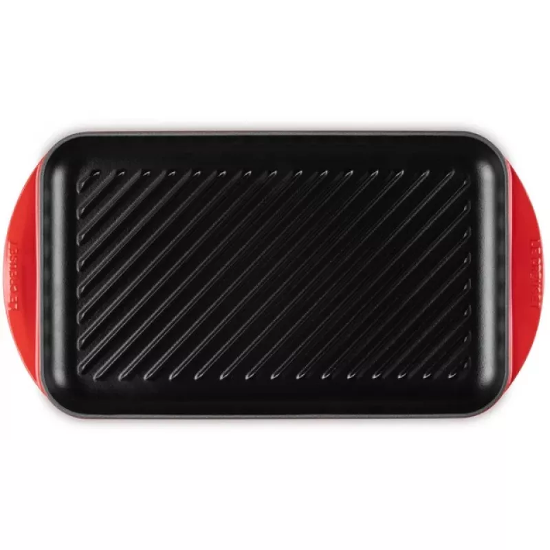 Le Creuset große Grillplatte 47x25x32 Kirsche