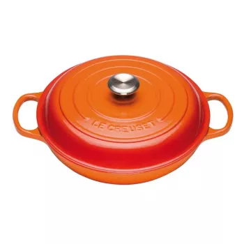 Le Creuset Runder Topf 30 cm Rot