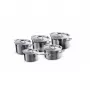 Le Creuset 3-lagiges 3Ply fünfteiliges Topfset aus Edelstahl (96209400001000)