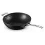 Le Creuset Toughened Non-Stick Wok 30 cm schwarz/silber