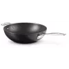Le Creuset Toughened Non-Stick Wok 30 cm schwarz/silber