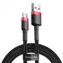 Baseus Cafule USB-C-Kabel 2 A 3 m (Schwarz+Rot)