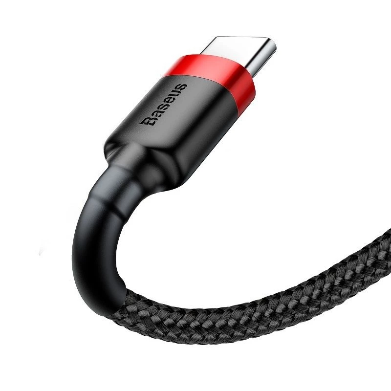 Baseus Cafule USB-C-Kabel 2 A 3 m (Schwarz+Rot)