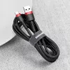 Baseus Cafule USB-C-Kabel 2 A 3 m (Schwarz+Rot)
