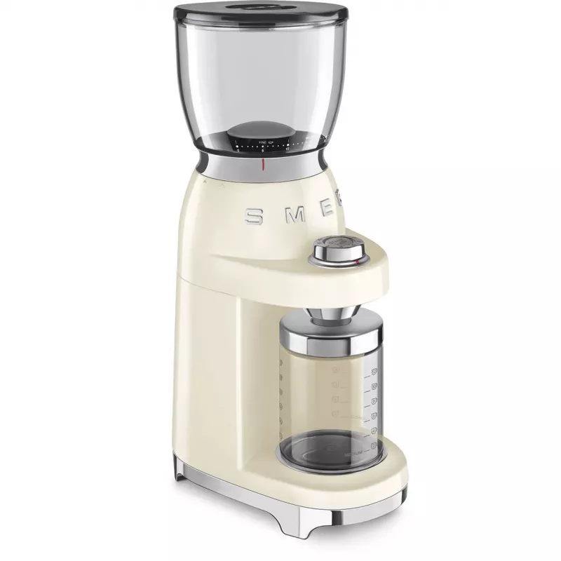 Smeg CGF11CREU Kaffeemühle 50s Style Creme