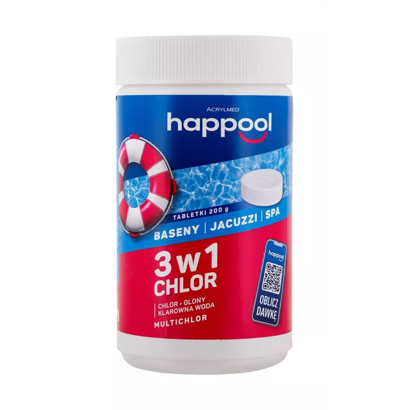 Acrylmed MULTICHLOR 3 in 1 Chlor-Pooltabletten 1 kg