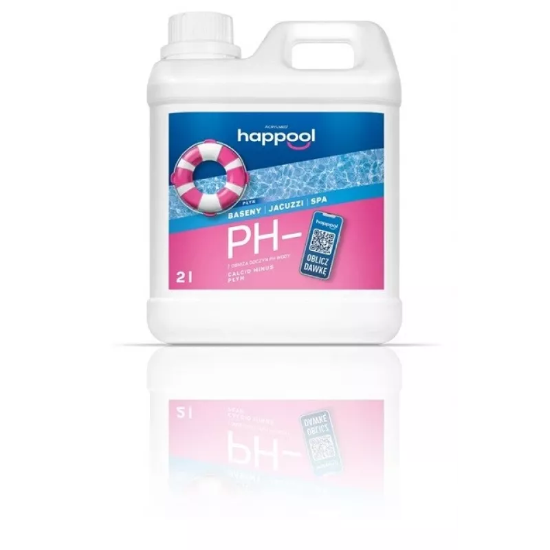 Acrylmed CALCID MINUS Flüssigkeit zur Senkung des pH-Werts von Schwimmbadwasser, 2 Liter