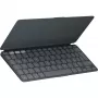 Logitech Keys-To-Go 2 für iPad – Tastatur – integrierte Abdeckung – Kabellos – Bluetooth LE – QWERTZ – Schweizer Layout – Graphite (920-013008)